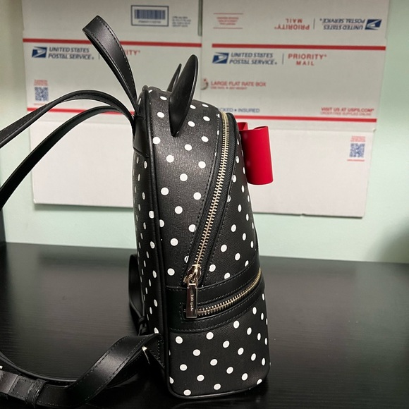 disney x kate spade new york minnie mouse backpack and wallet Polka Dot - Picture 3 of 14